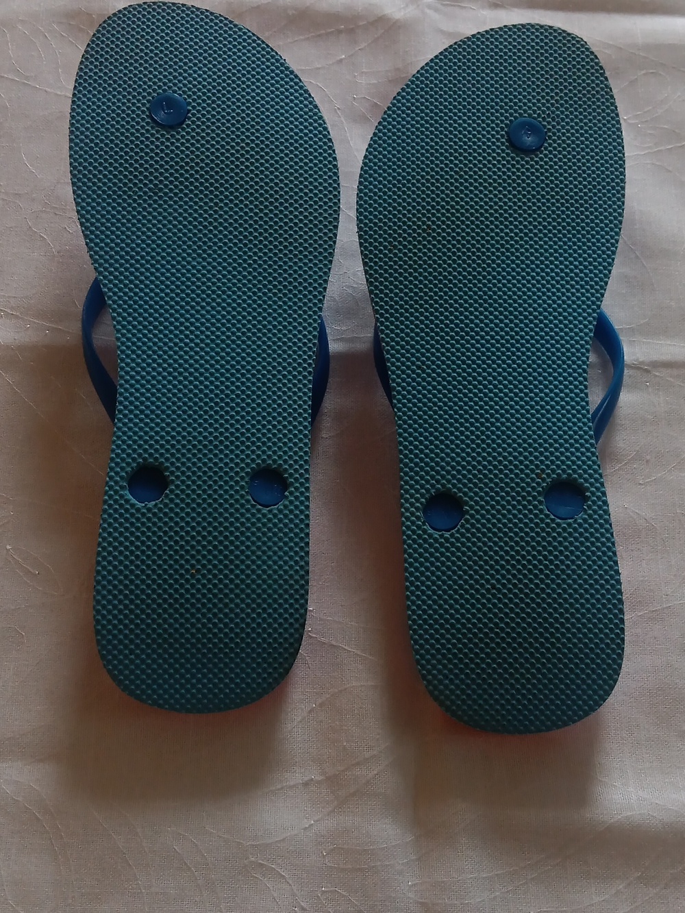 Lilly Pulitzer Blue and Pink Tropical Flip Flops - Picture 6 of 8